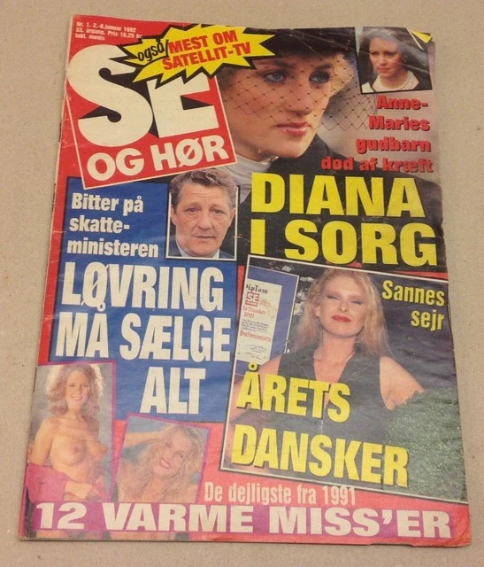 &PRINZESSIN DIANA LEONORA Knatchbull Beerdigung Vintage dänisches