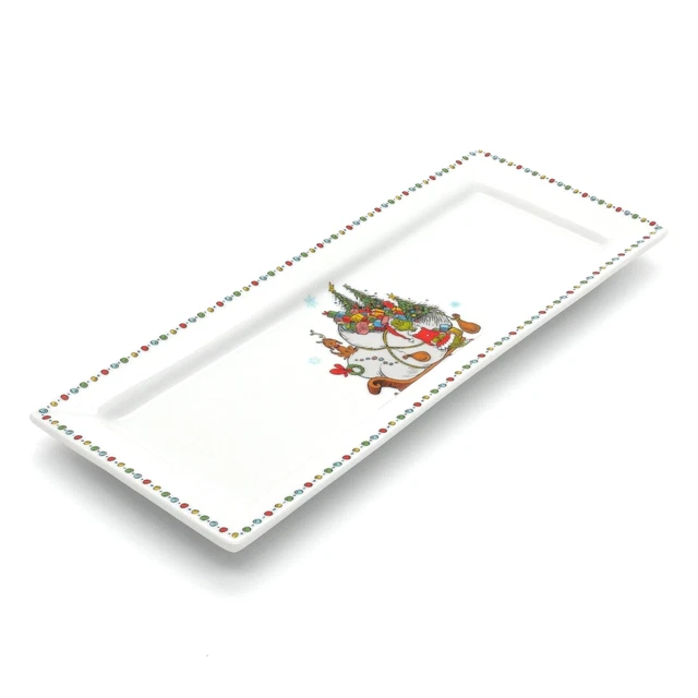 DR. SEUSS THE Grinch Run Away Sleigh Christmas Sushi Appetizer Serving