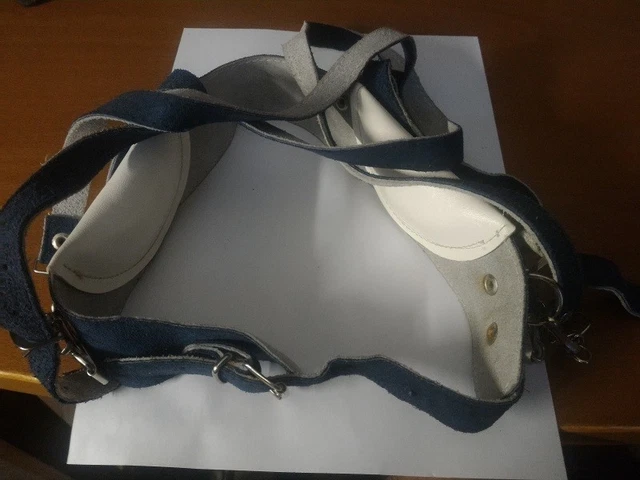 REDINELLE GUINZAGLIO PER bambini vintage anni 60 pelle scamosciata