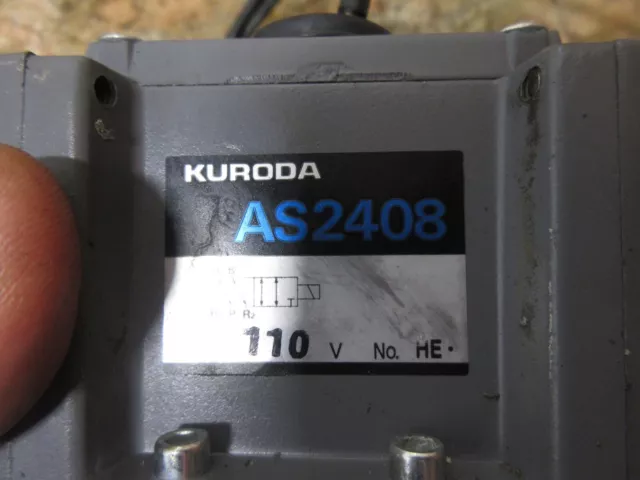 Kuroda Motor As2408 110V No.he Valve 3