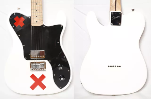 TELECASTER SUM41O OWH d'occasion 2011 Squier by Fender Deryck Whibley Signature avec Go 2