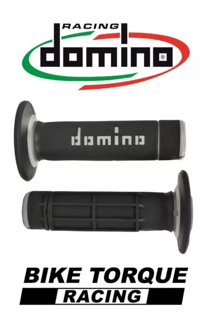 KTM 125 GS Enduro Domino Diamond Waffle Grips Black / Grey