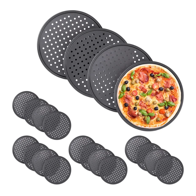 GOMETY 6 Pièces Plaque à Pizza, Diamètre 29cm Plaque Pizza