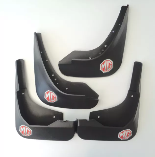 MG3 GENUINE MUDFLAPS SET OF 4  "NEW PRODUCT"  WITH LATEST RED LOGOS UK Co.