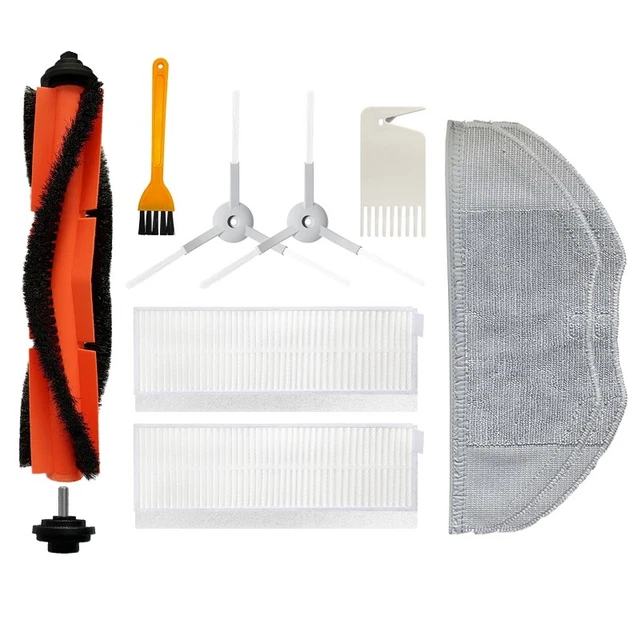 Haupt Rollen BüRste Seiten BüRste Hepa Filter Mopp Tuch für Mi Robot Vakuum G6D8