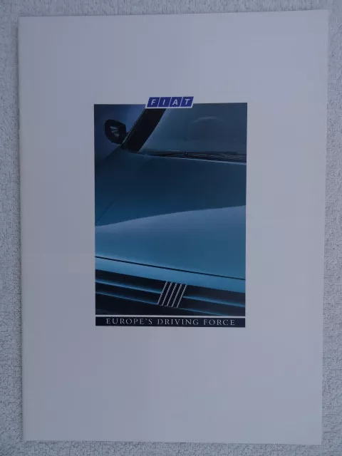 Fiat 1988 UK brochure - 126,Panda inc 4x4,Uno inc Turbo,Tipo,X1/9, Regata,Croma,