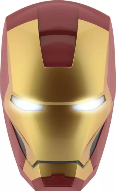 Philips Marvel Iron Man 3D LED Lampe Murale Inclus 3AA Piles, Doré / Rouge Neuf