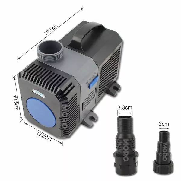 16000L/H Submersible Aquarium Fountain Pond Air Water Pump Filter Fish Tank 2