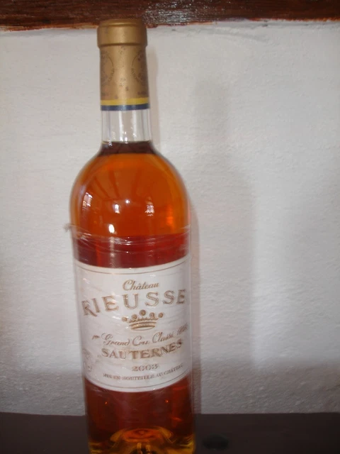Magnifique Château RIEUSSEC 2003 SAUTERNES