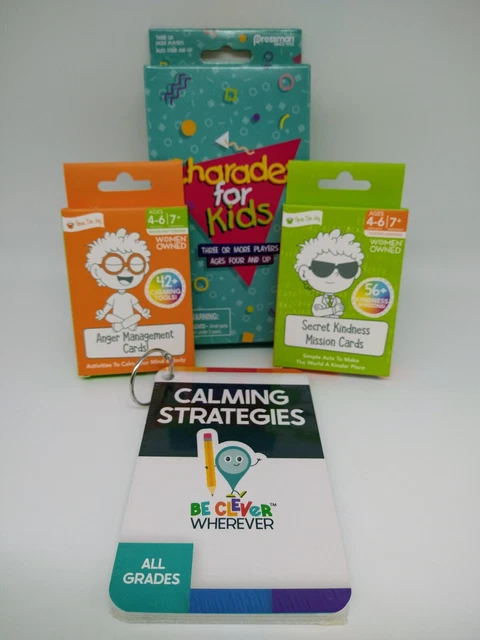 CHILD ACTIVITIES AGES 4+ Back to School Anger Calming Kindness Charades ...
