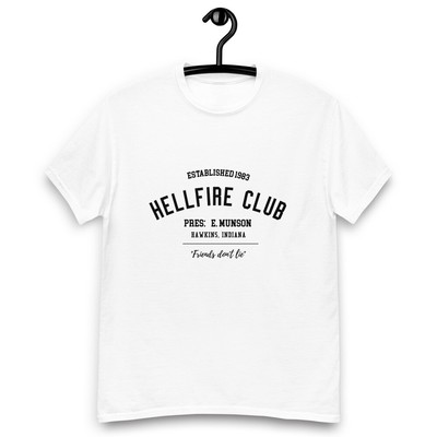 HELLFIRE CLUB - Tee T-Shirt - Stranger Things - S M L XL 2XL Â£21.44 - PicClick UK