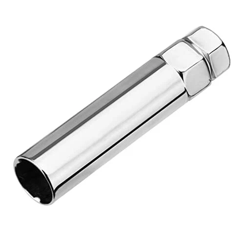 6 Spline Drive Tuner Lug Nuts Key, 3/4'' & 13/16'' Hex, Chrome Socket Tool