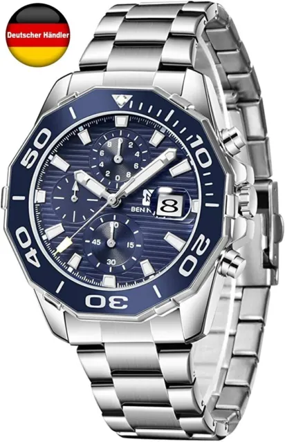 Armbanduhr Herren Uhr Luxus Uhren Militär Uhr Smartwatch Citizen Watch Style Neu