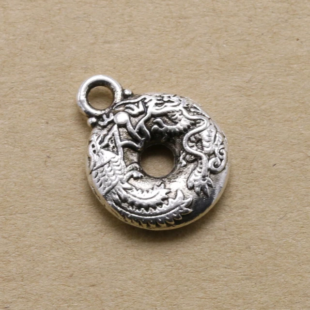 20 Stück Alloy Peace Buckle Anhänger Charms DIY Schmuck Herstellung Zubehör für 10