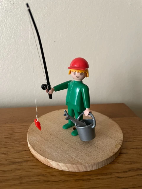 PLAYMOBIL PECHEUR - Canne A Peche /Saut/Poisson EUR 8,00 - PicClick FR