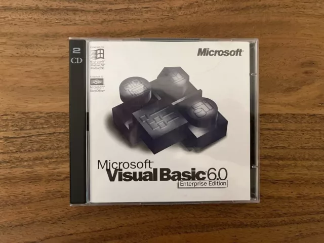 Microsoft Visual Basic 6.0 Enterprise Edition Deutsch inkl. Datenträger CD-Key