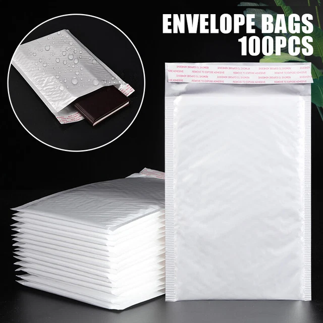 White Bubble Mailers Poly Padded Envelopes Mailing Packages Self Seal M