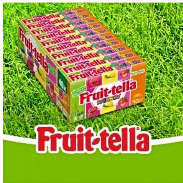 FRUITTELLA Rainbow Vegan Chewy Candies With Fruit Juice 20 X 41g 2