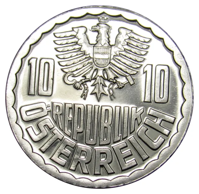 Austria 10 Groschen coin 1983 KM# 2878 Proof UNC