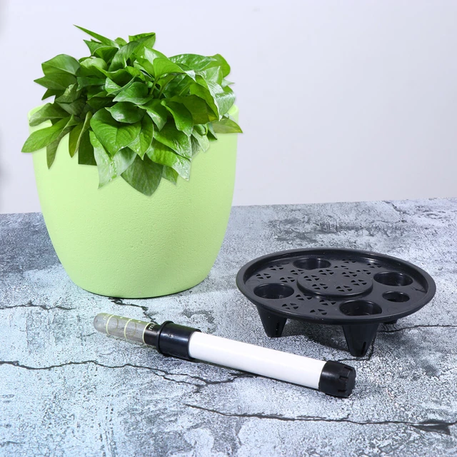 Self Watering Flower Pots Decorative Garden Pot White Planters Rose