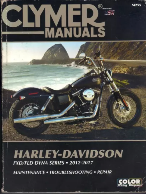 Harley Davidson Fxd,Fld Dyna,Street Bob,Super Wide Glide,Clymer Manual 2012-2017