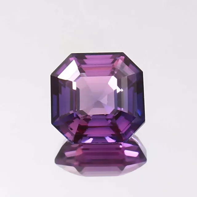 AAA+ Natural Ceylon Purple Pink Sapphire Loose Asscher Gemstone Cut 11x11 MM