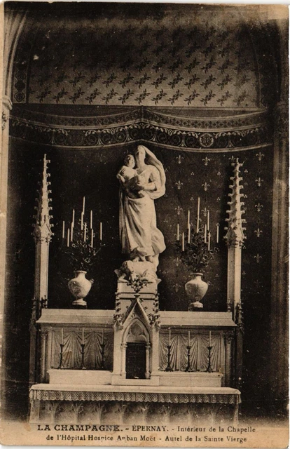 CPA AK La Champagne - ÉPERNAY - Interior of the Chapel of the Hospital - (742280)