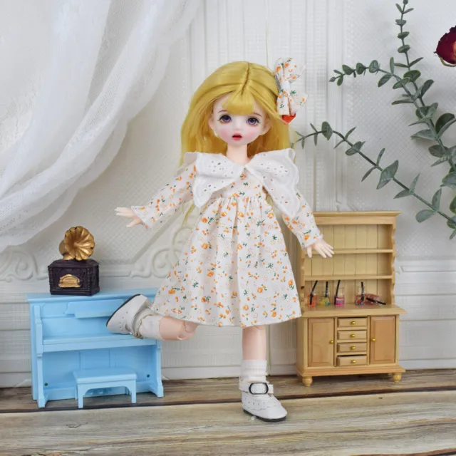 Bambola bambini per ragazze 30 cm bambole BJD principessa 12 pollici donna con vestiti giocattoli fai da te 9