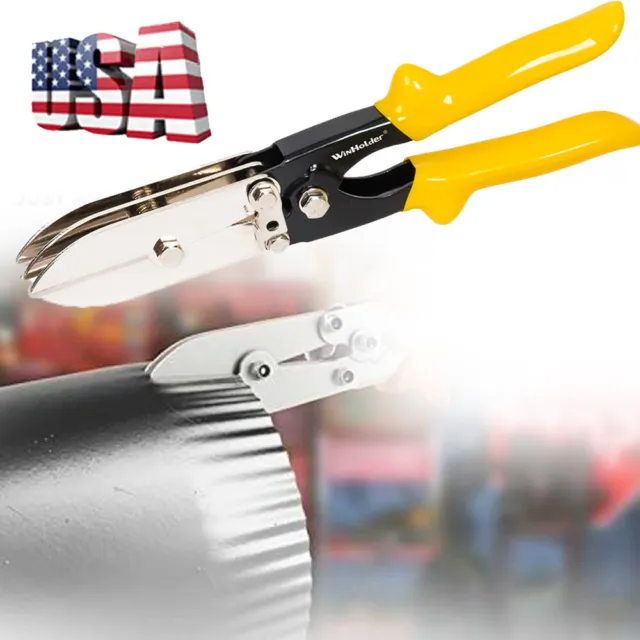 5-Blade Sheet Metal Crimper 24-28 Gauge Duct Downspout Stove Pipe  Hand Tool US