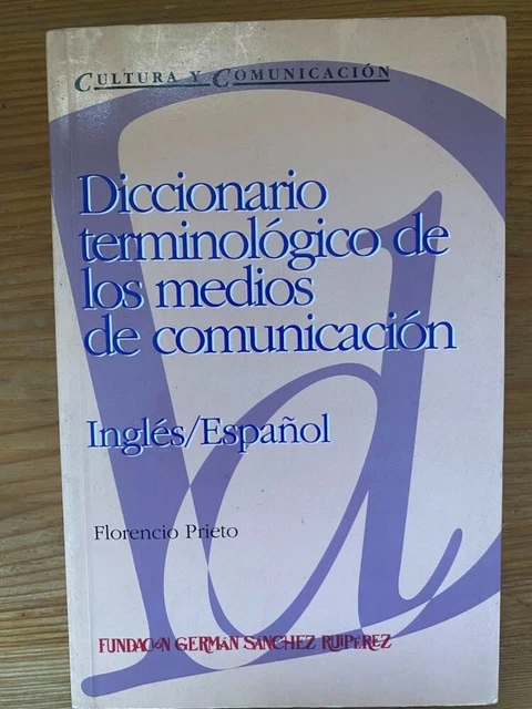 DICCIONARIO TERMINOLOGICO DE los medios de comunicacion EUR 5,00 ...
