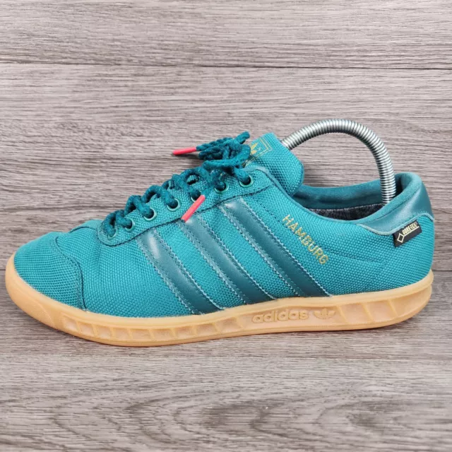 ADIDAS HAMBURG GTX UK 7 Emerald Green Gumsole Trainers Sneakers