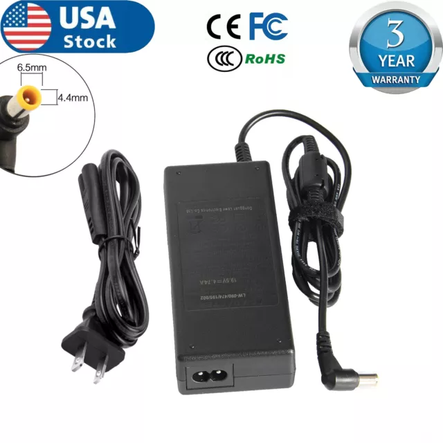 AC Adapter Charger for Sony Vaio Series 19.5V 4.7A 90W Power Supply Cord Laptop