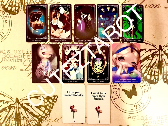 Psychic Empath Reading  Service - 2 Q - Disney Villains Deck  - SAME DAY 