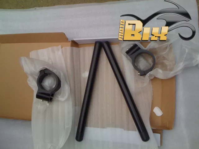 Kit Semimanubri Dimensione 53 Mm Neri Nuovi In Ergal 6061 Ducati Aprilia