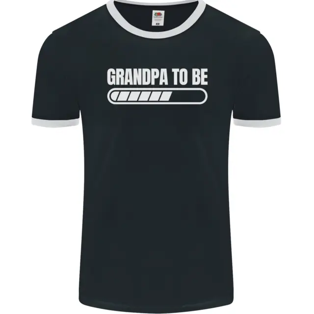 Grandpa to Be Newborn Baby Grandparent Mens Ringer T-Shirt FotL