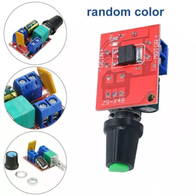 6x 5A Motor Drehzahlregler Modul Mini DC PWM Regler LED Dimmer 3/6/12/24/35V