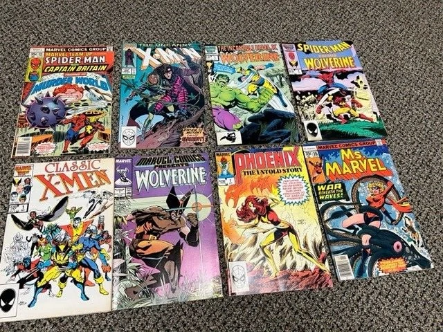 Marvel X-MEN Wolverine Comic Lot: Includes Uncanny X-MEN #266 1st App. of GAMBIT
