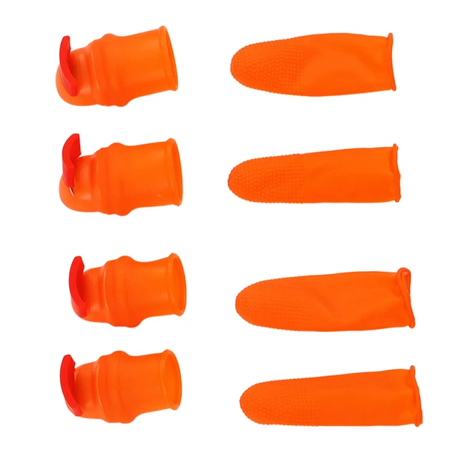 PATIKIL Gummifingerspitzen 15er Pack - Silikon Fingerhüte Für Büro & Näharbeit