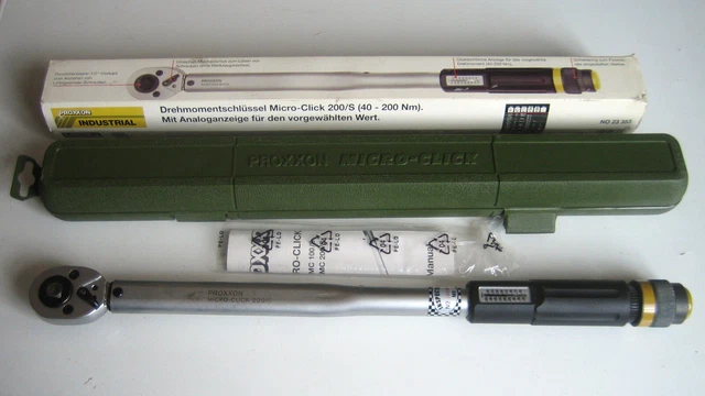Proxxon MC 200 MicroClick-Drehmomentschlussel/S 40-200Nm No.23353