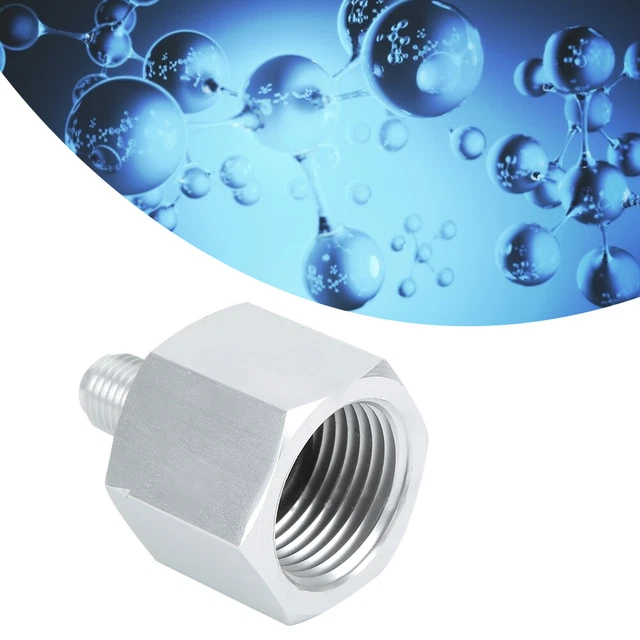 Adaptador regulador de CO2 de aluminio de 3/8 a W21,8 Conector accesorios de montaje MX