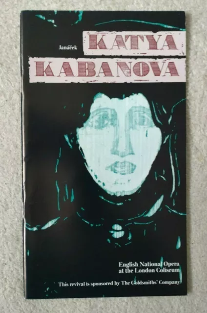 Katya Kabanova English National Opera ENO London Coliseum Programme 1985