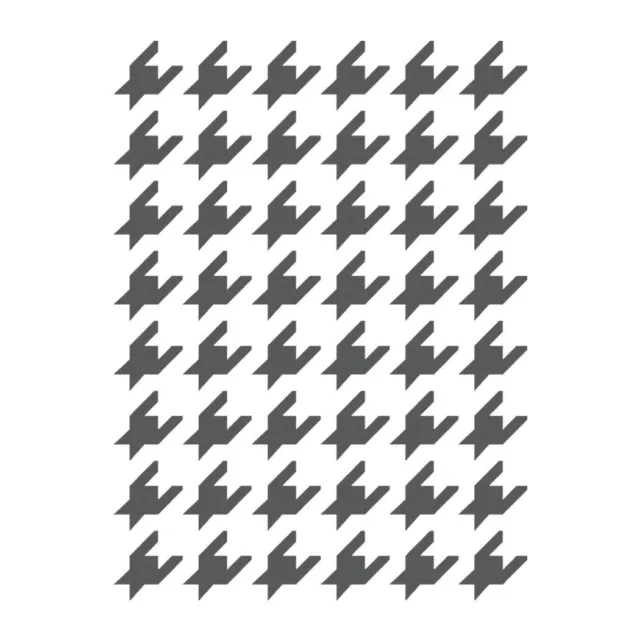 Houndstooth Stencils Template for Crafting Canvas DIY decor Wall art furniture