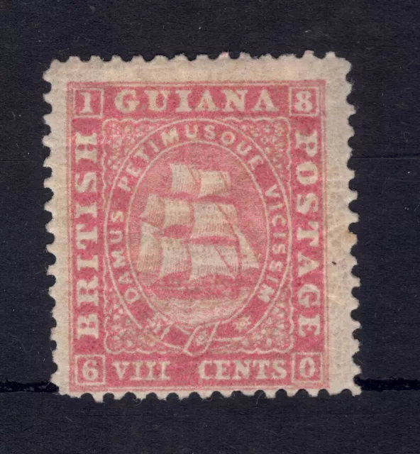 BRITISH GUIANA Scott # 33c, MINT / F - VF / Medium Hinging! SCV $300.00