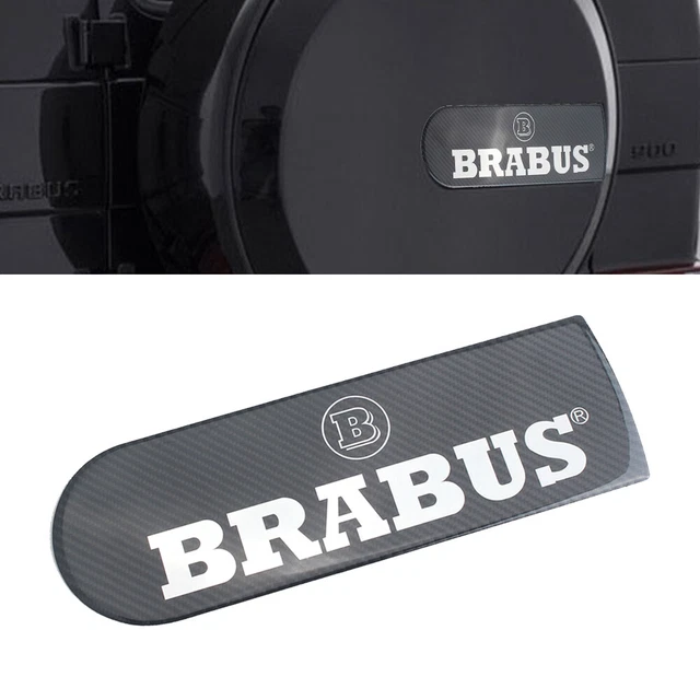 Autocollant Emblème Pour Smart Brabus - Noir - Décoration Voiture Imperméable - Installation Facile (adhésif 3M)
