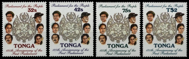 Tonga 1987 - Mi-Nr. 1002-1005 ** - MNH - Parlament