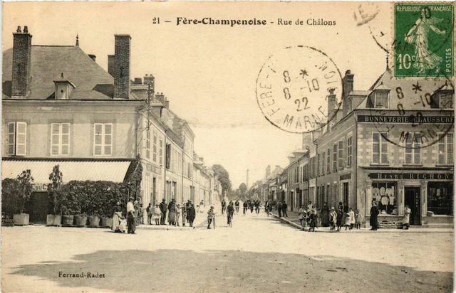 CPA FERE-CHAMPENOISE Rue de Chalons (864570)