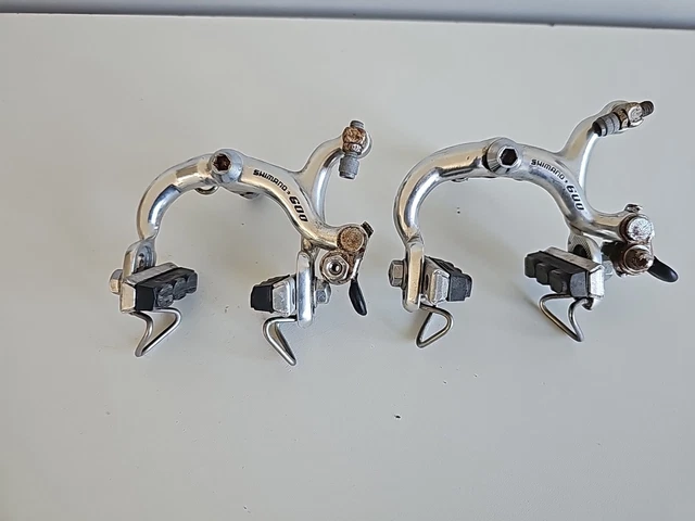 Shimano 600 Arabesque brake detail | as I got it - pre fixup