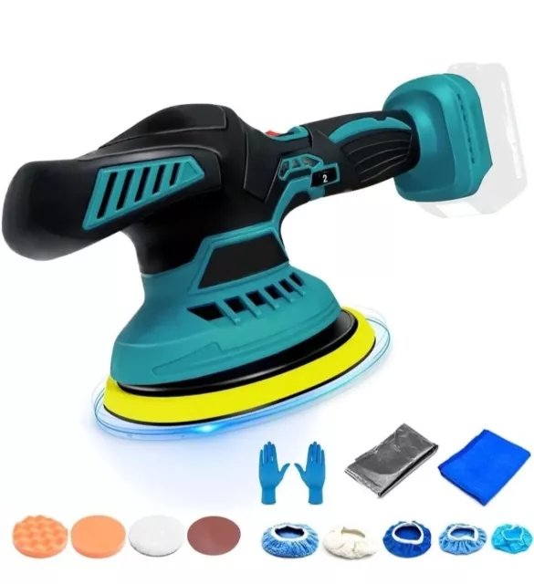 18v Cordless Rotary Car Polisher Buffer Sander Machine Fit Makita Battery LXT