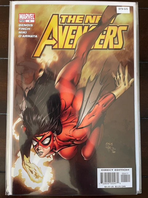 The New Avengers 4 Vol 1 High Grade 9.0 Marvel Comic Book D73-121