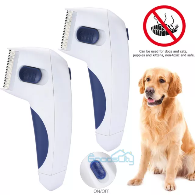 Flea Remove Electronic Flea Comb for Dogs & Cats  Hair Comb Brush As Seen On TV